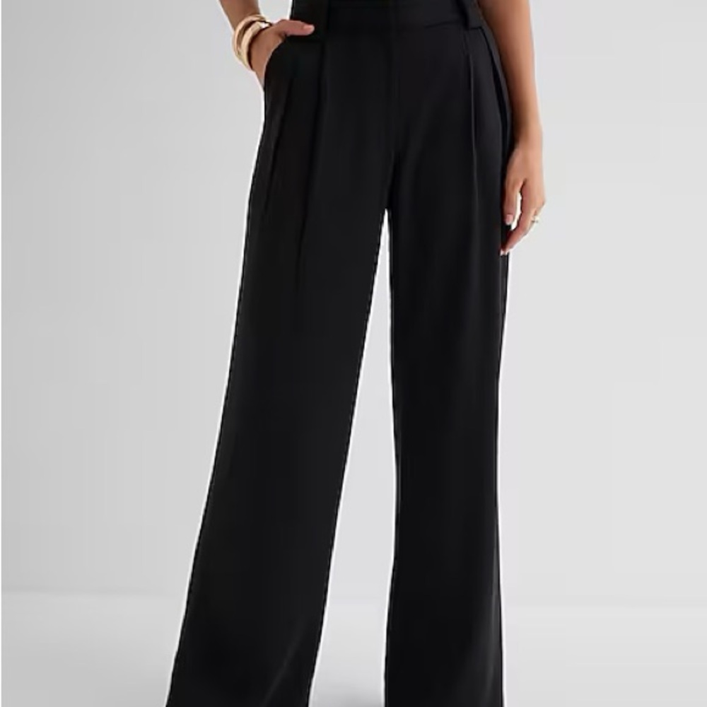 Express Black Wide-Leg Stylist Pants NWOT